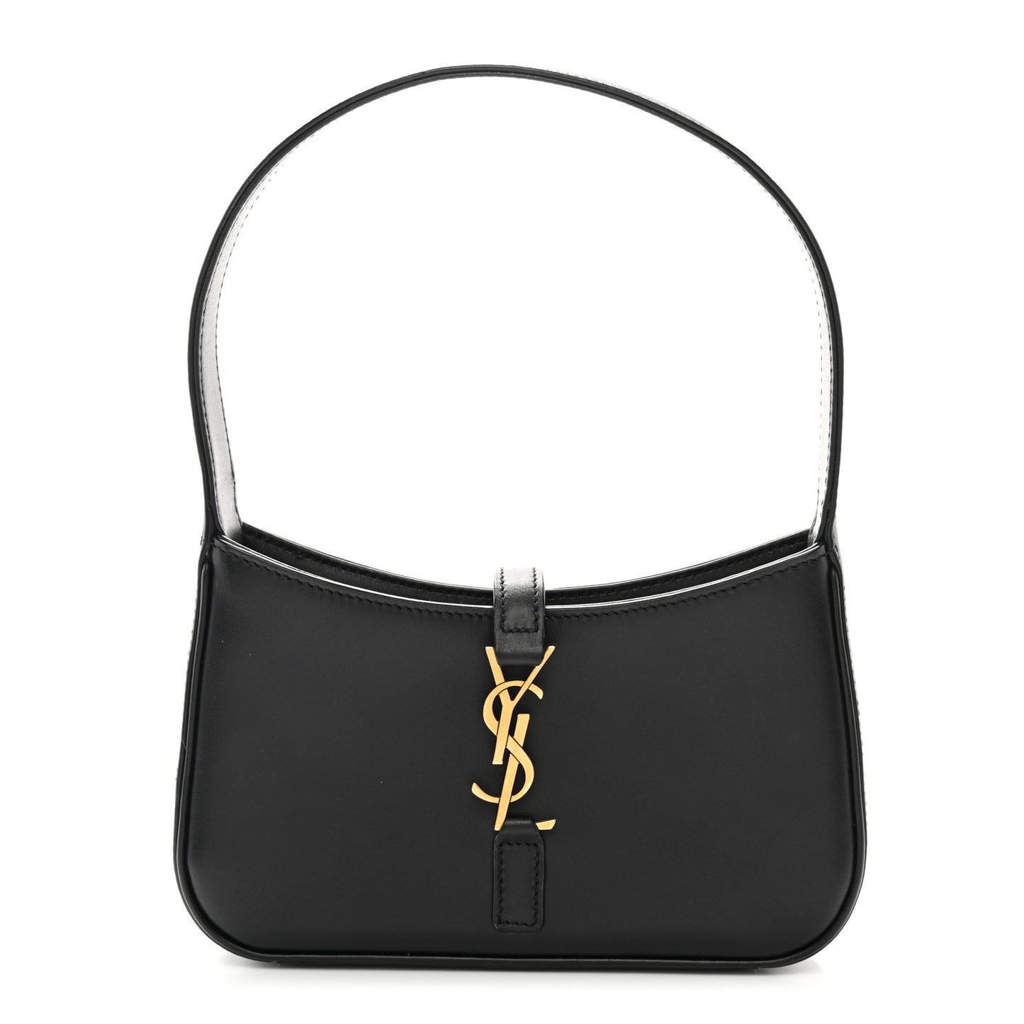 Smooth Calfskin Le 5 A 7 Mini Hobo Black