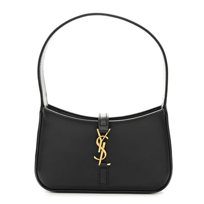 Saint Laurent Smooth Calfskin Le 5 A 7 Mini Hobo Black 1 of 10
