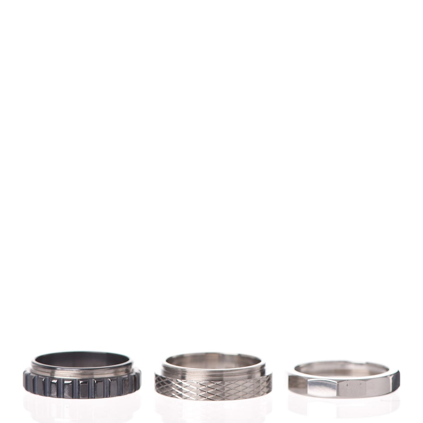 Stainless Steel Titanium Paloma Caliper Ring 60 9