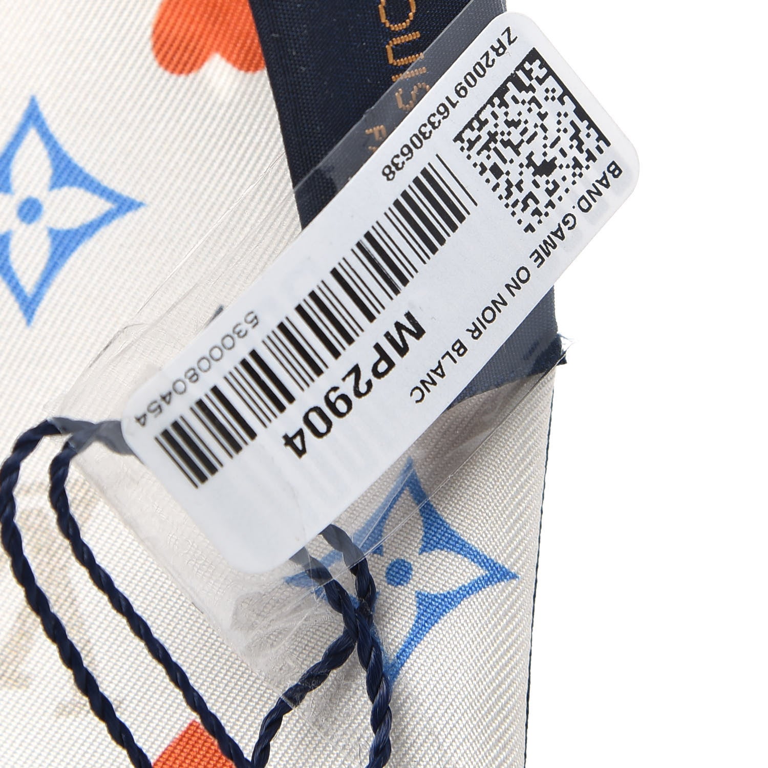 Louis Vuitton Silk Game On Bandeau Black White 4 of 6