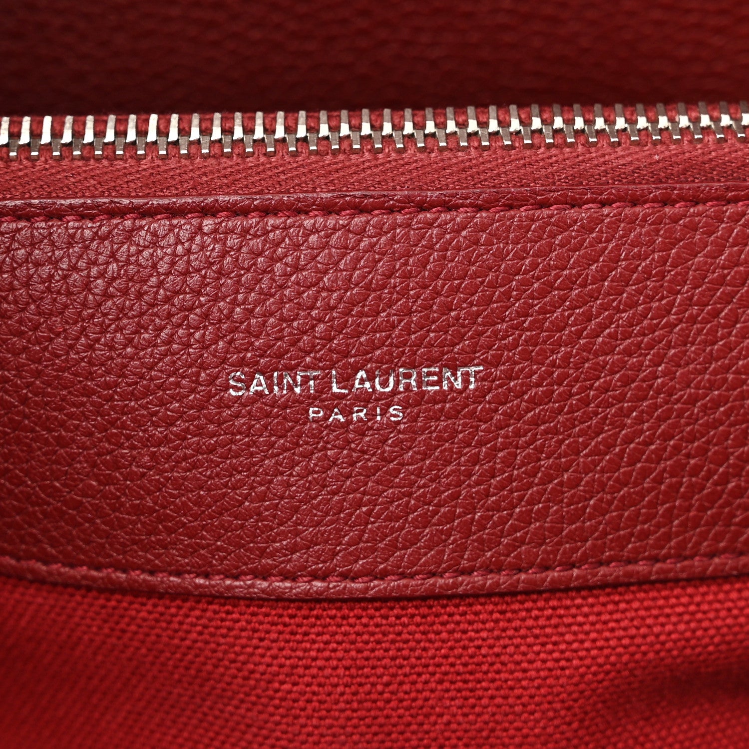 Saint Laurent Grained Calfskin Small Supple Sac De Jour Dark Pallisandre 7 of 11