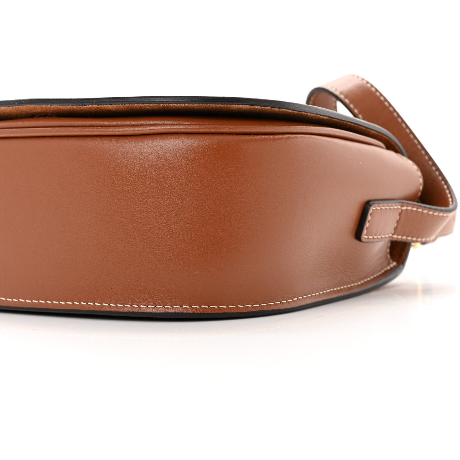 Celine Smooth Calfskin Cuir Triomphe Folco Crossbody Bag Tan 10 of 10