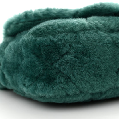Chanel Shearling Lambskin Quilted Flap Green 9 of 11