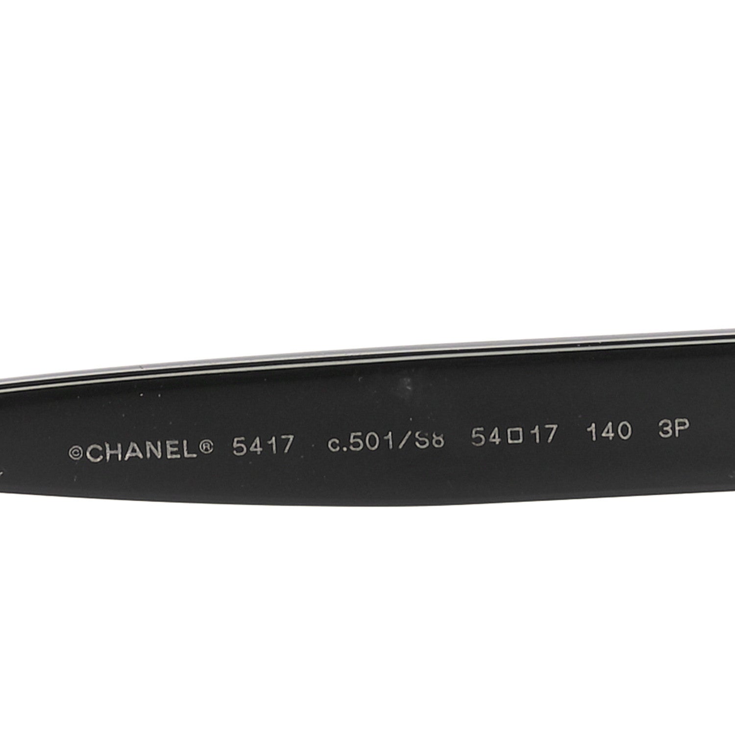 Chanel Acetate Square Sunglasses 5417 Black 5 of 7