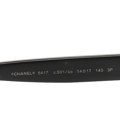 Chanel Acetate Square Sunglasses 5417 Black 5 of 7