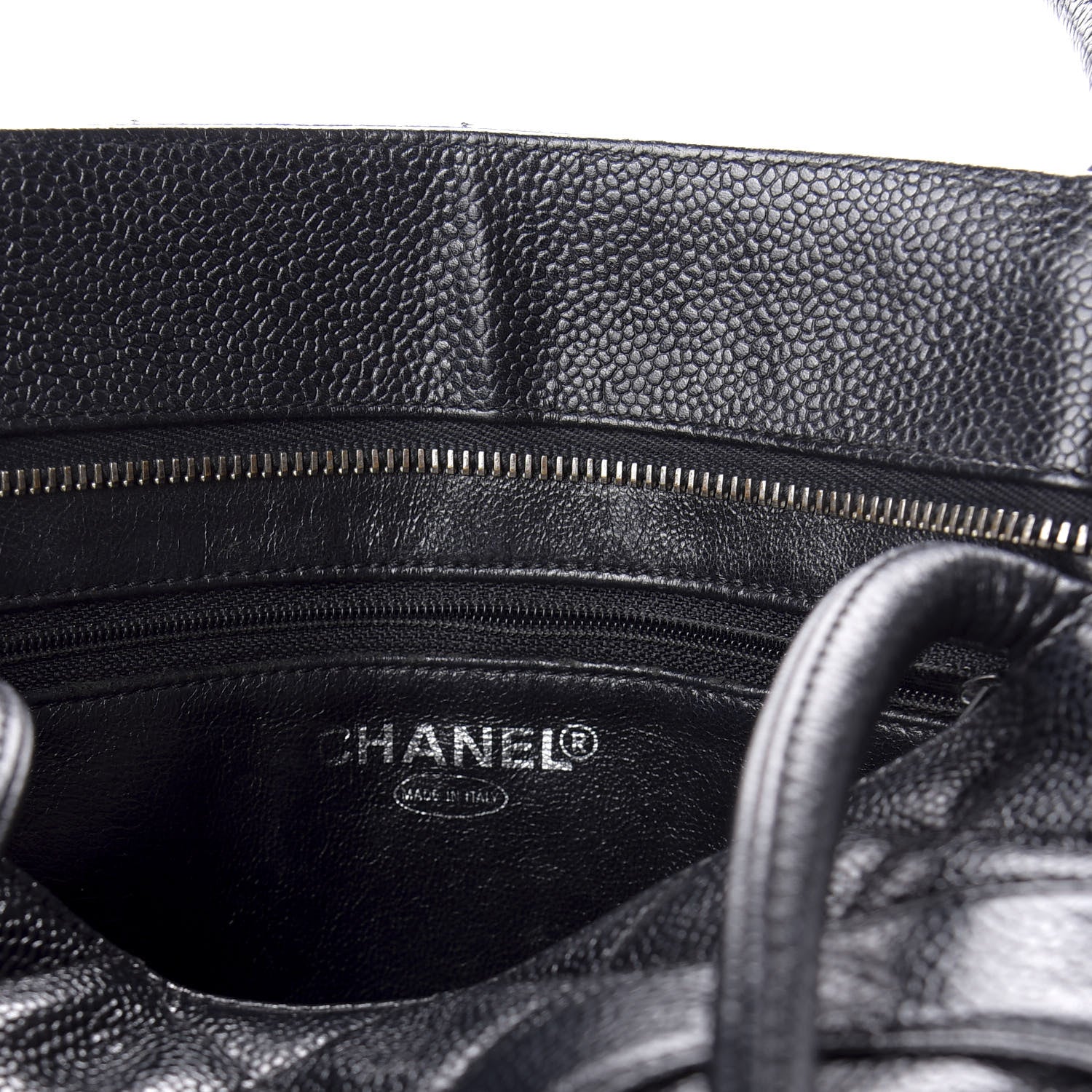 Chanel Caviar Quilted Medallion Tote Black 6 of 9