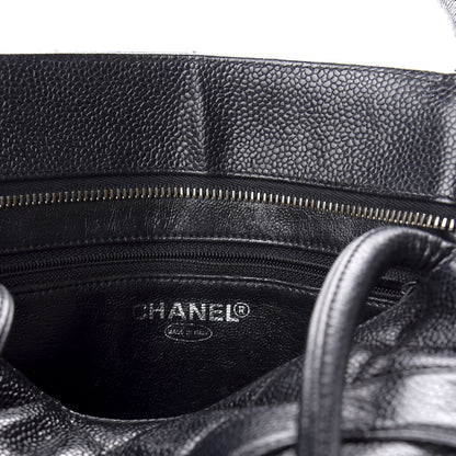 Chanel Caviar Quilted Medallion Tote Black 6 of 9