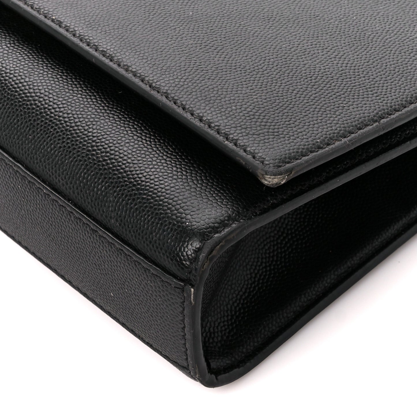 Grain De Poudre Medium Classic Monogram Kate Satchel Black