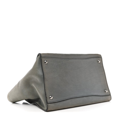 Prada Glace Calf Twin Pocket Tote Marine 4 of 17