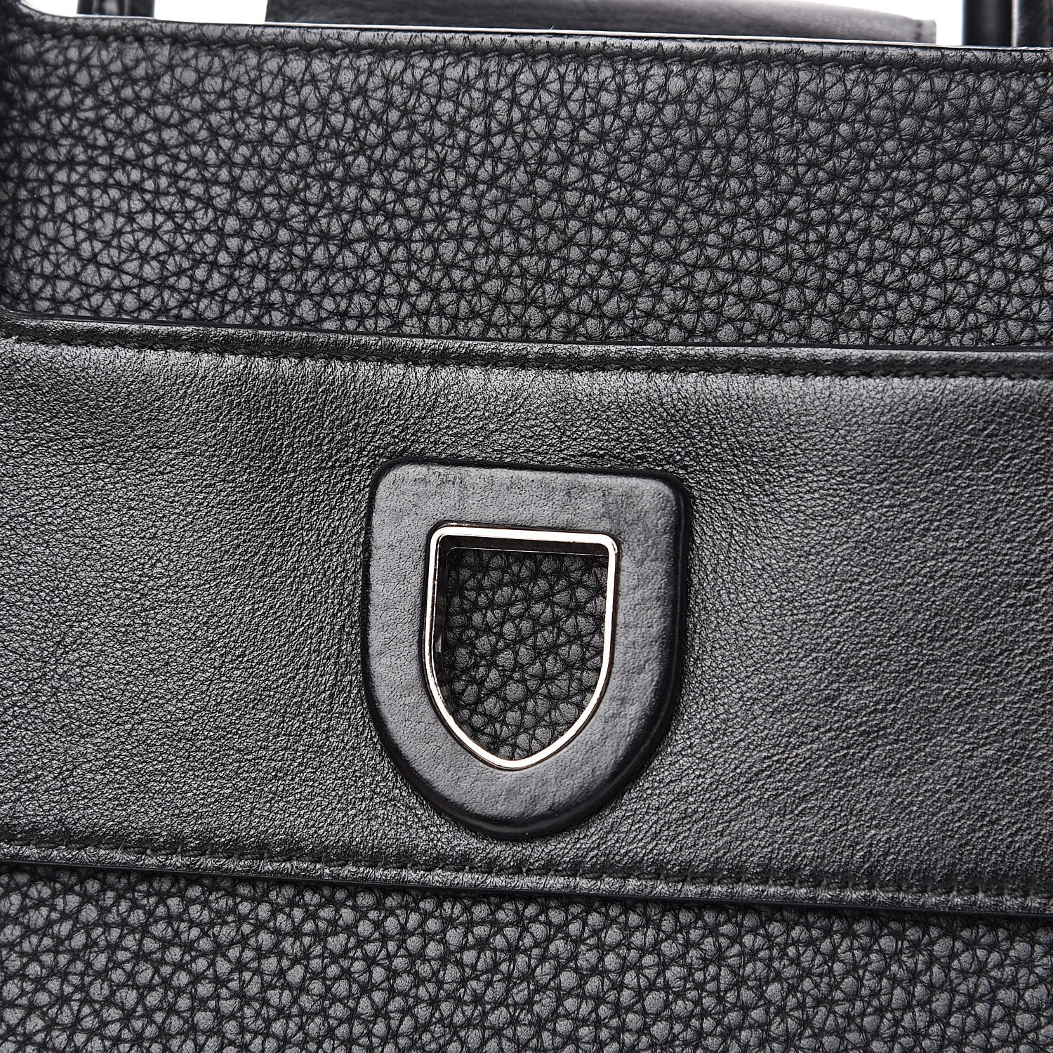 Christian Dior Grained Calfskin Mini Diorever Flap Black 12 of 13