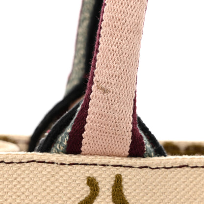 Christian Dior Canvas Embroidered Geometric Medium Book Tote Multicolor 14 of 18