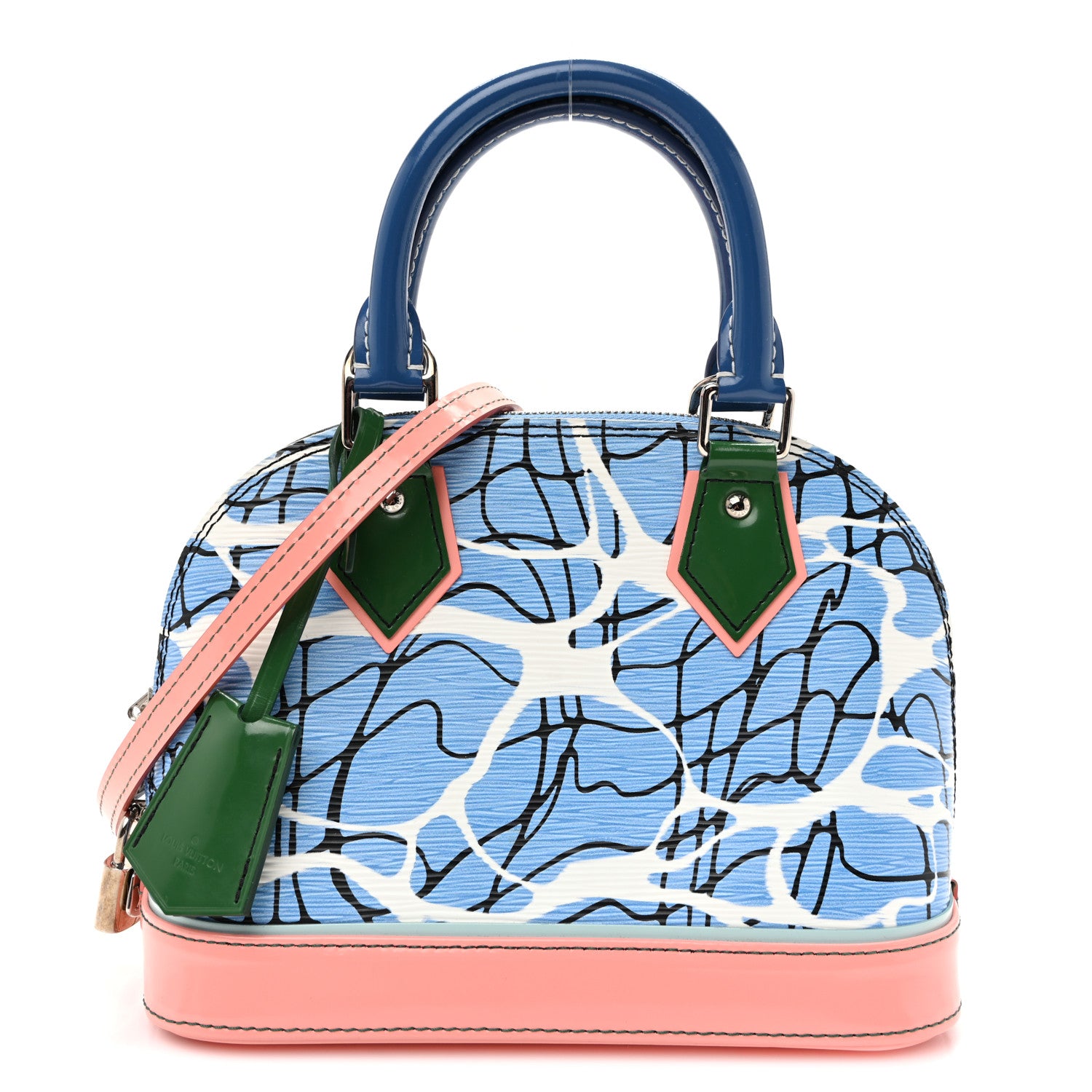 Louis Vuitton Epi Alma BB Aqua 1 of 9