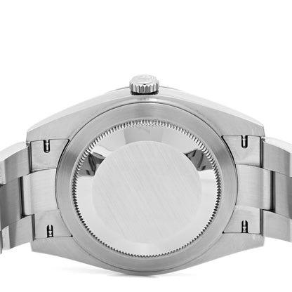 Rolex Stainless Steel 18K White Gold 41mm Oyster Perpetual Datejust Watch Bright Blue 126334 4 of 5