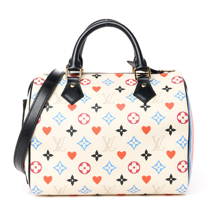 Louis Vuitton Game On Speedy Bandouliere 25 White 1 of 10