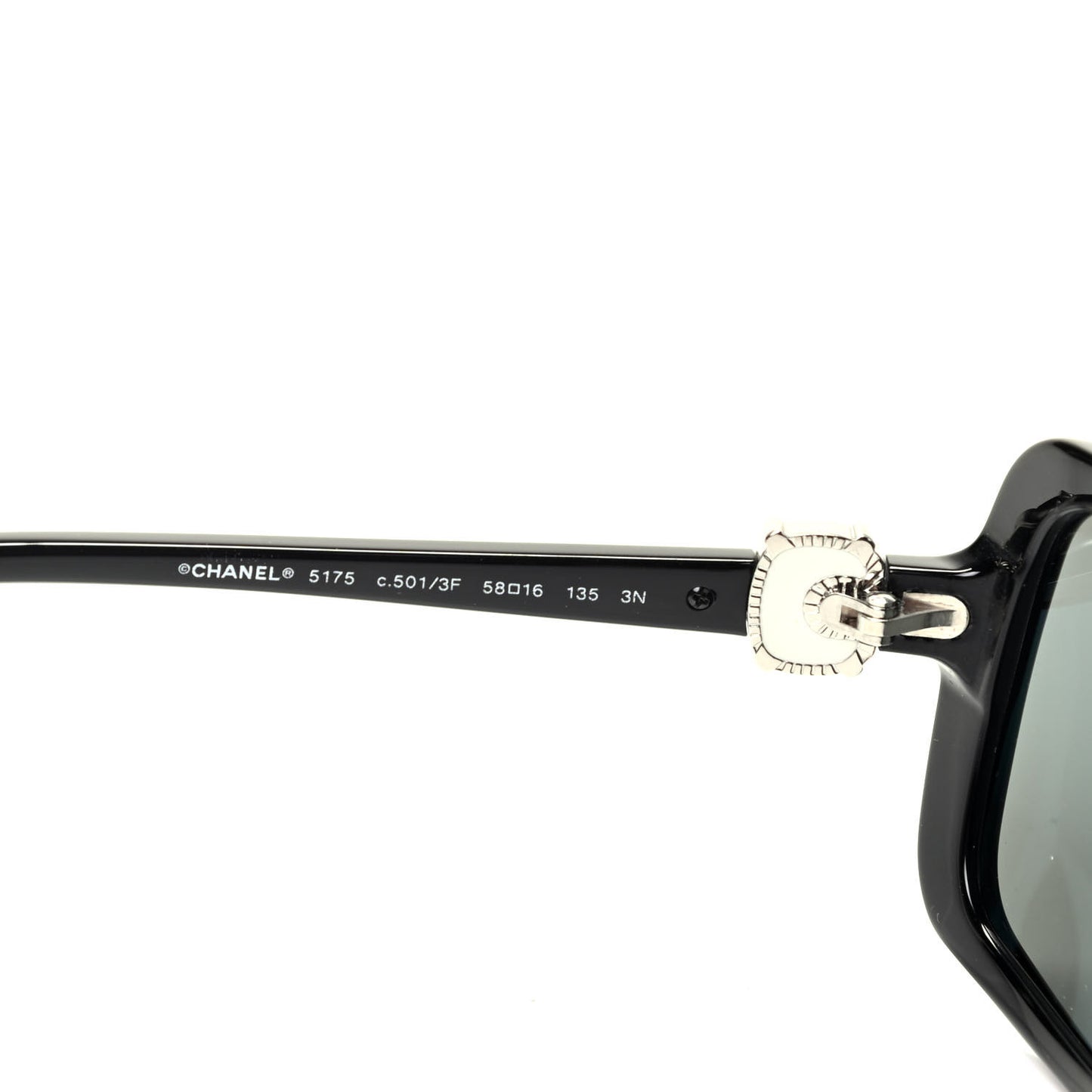 Acetate CC Logo Sunglasses 5175 Black