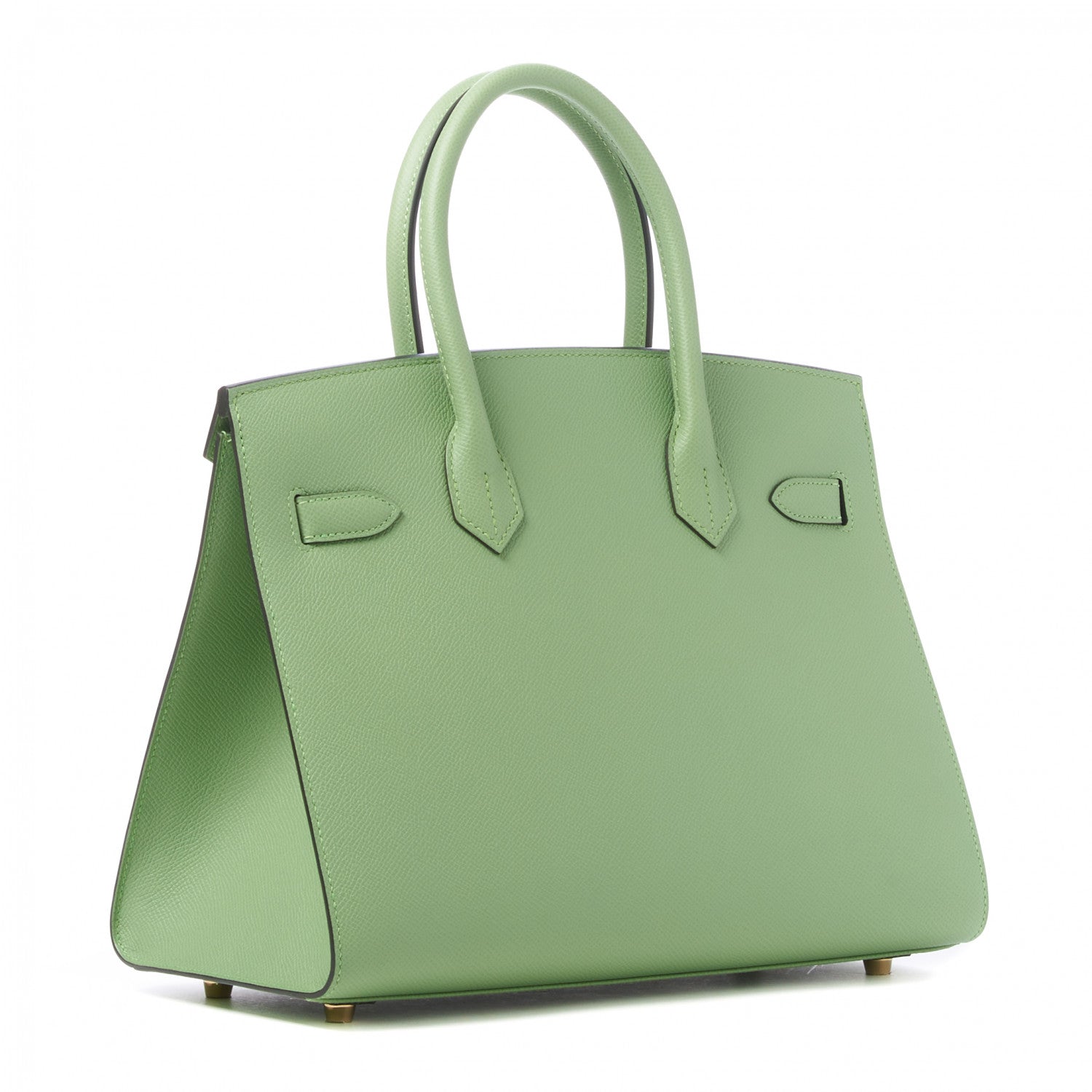 Hermes Epsom Sellier Birkin 30 Vert Criquet 2 of 32