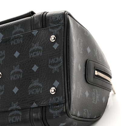 MCM Visetos Small Boston Bag Black 9 of 10