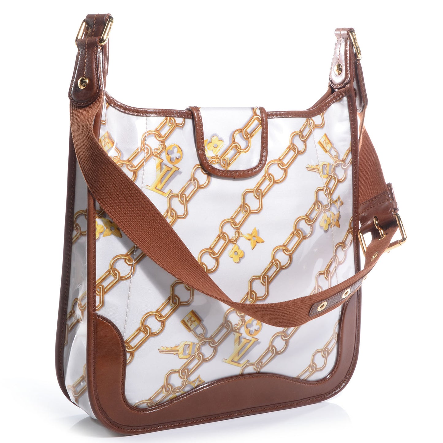 Monogram Charms Musette White