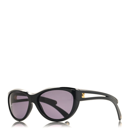 Louis Vuitton Acetate Cat Eye Flore Sunglasses Z0449W Black 1 of 7