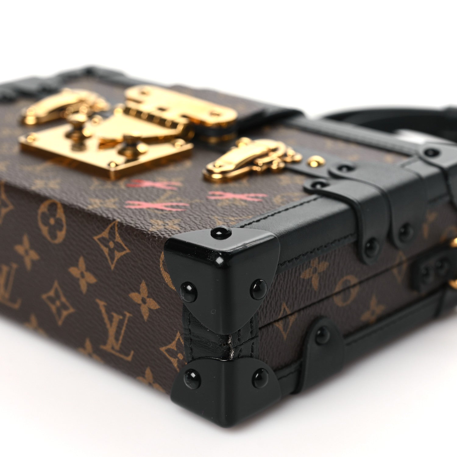 Louis Vuitton Monogram Petite Malle Black 10 of 10