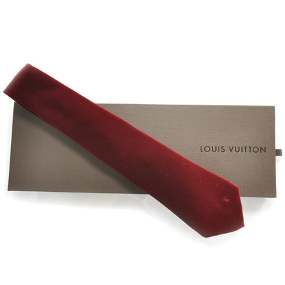 Louis Vuitton Mens Velvet Tie Bordeaux 2 of 6