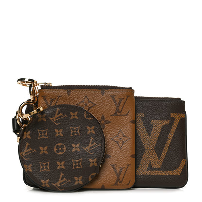 Louis Vuitton Reverse Monogram Giant Trio Pouch 1 of 8