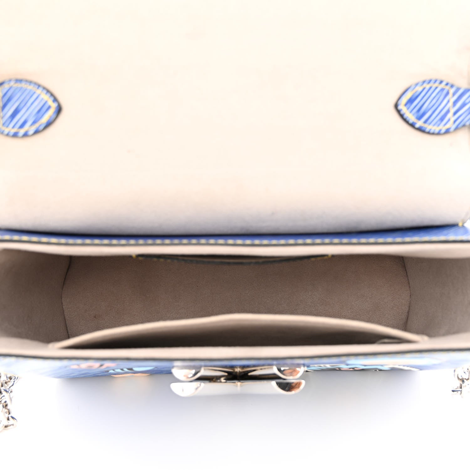 Louis Vuitton Epi Azteque Twist Shoulder Bag MM Denim Light 5 of 12