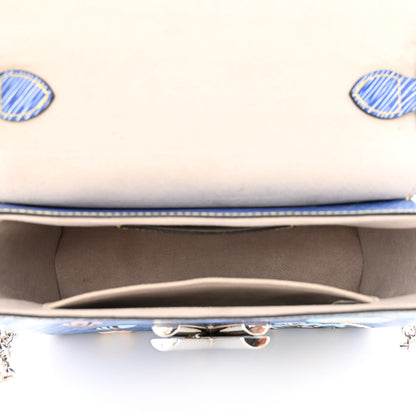 Louis Vuitton Epi Azteque Twist Shoulder Bag MM Denim Light 5 of 12