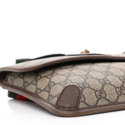 Gucci GG Supreme Monogram Neo Vintage Web Belt Bag Brown 9 of 15