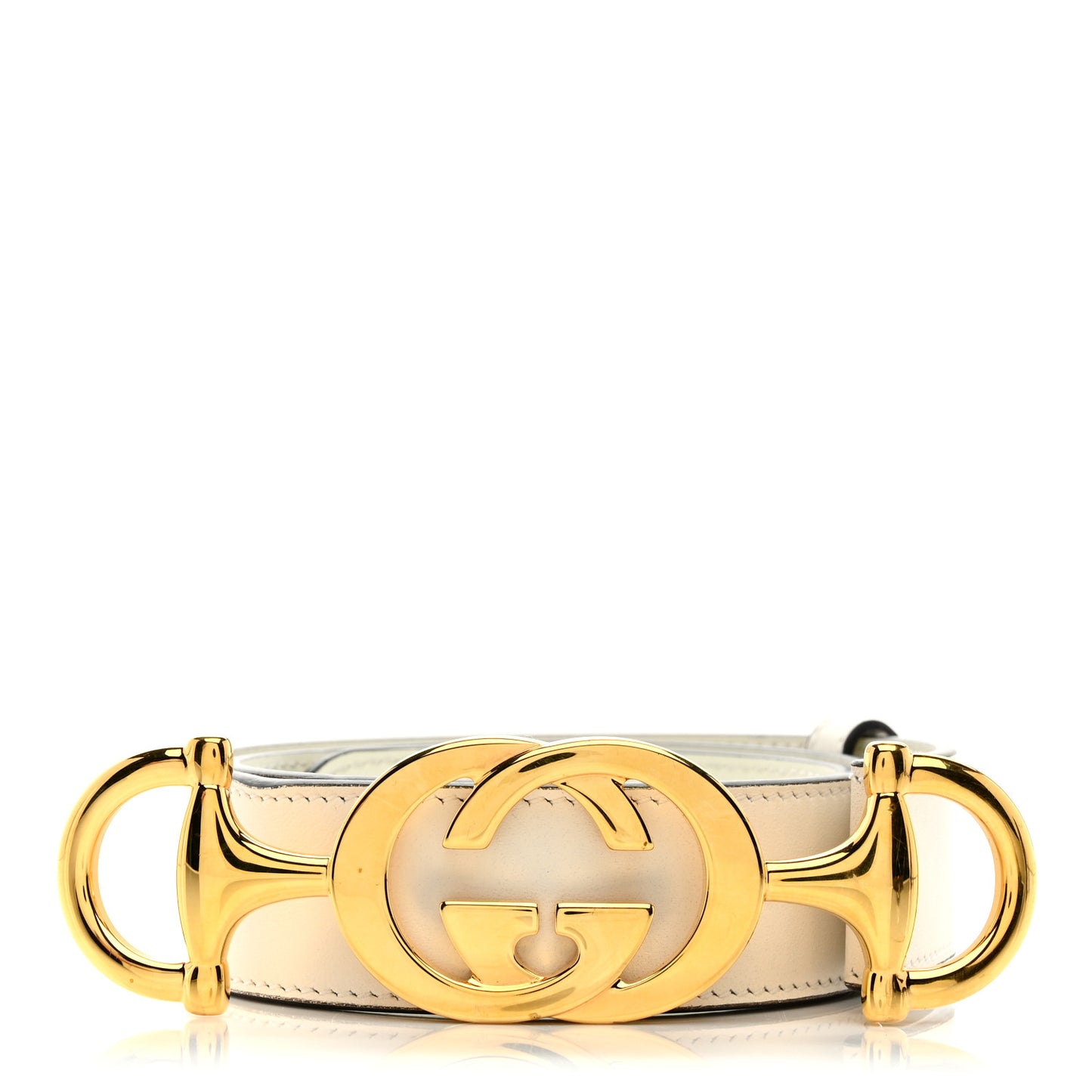 Calfskin Trapuntata Zumi 30mm Belt White 65 26