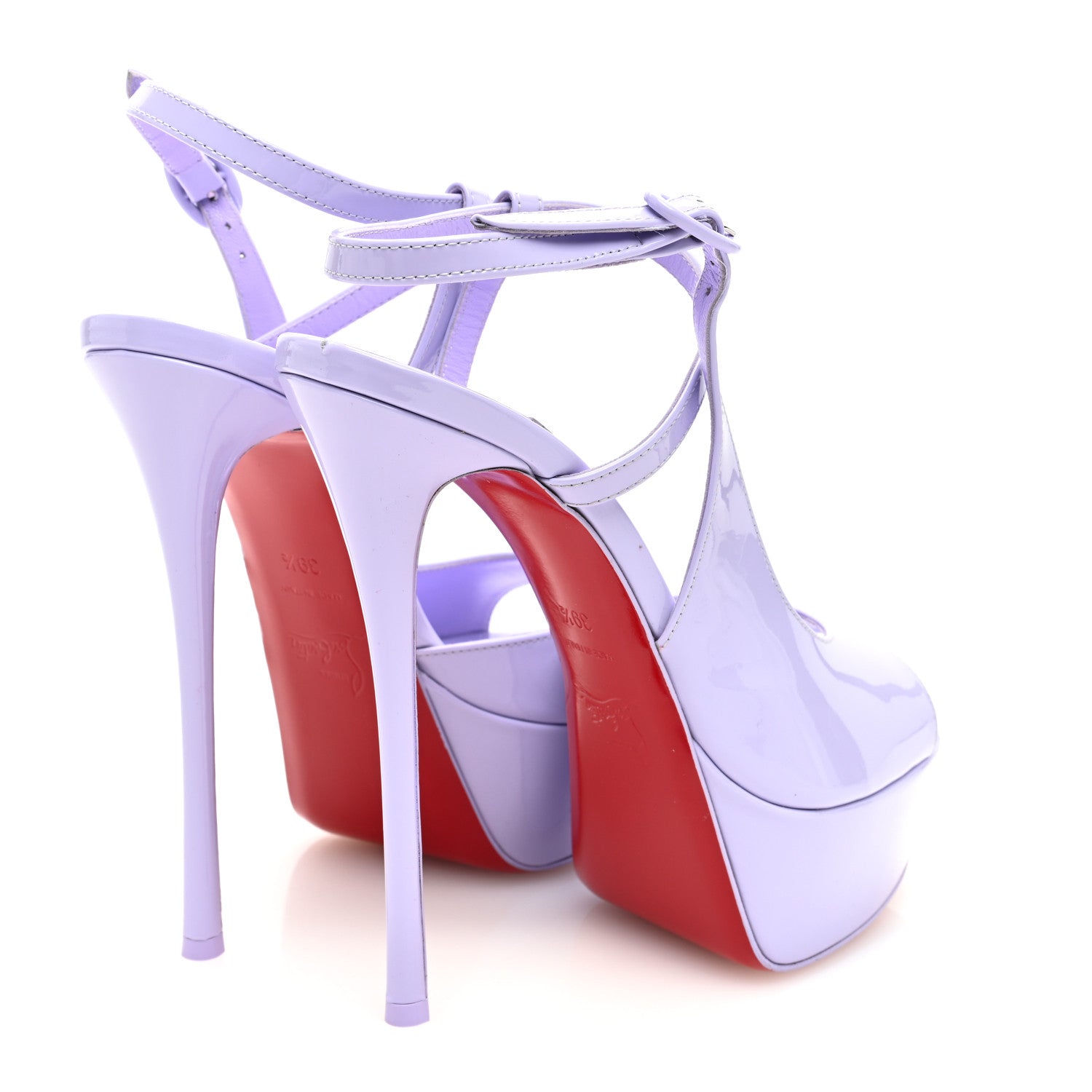 Christian Louboutin Patent So Jenlove 150 Pumps 39.5 Lilac Smoke 4 of 7