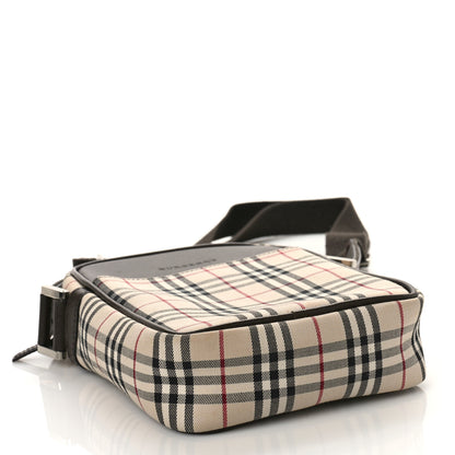 Burberry Vintage Check Small Messenger Dark Brown 4 of 8