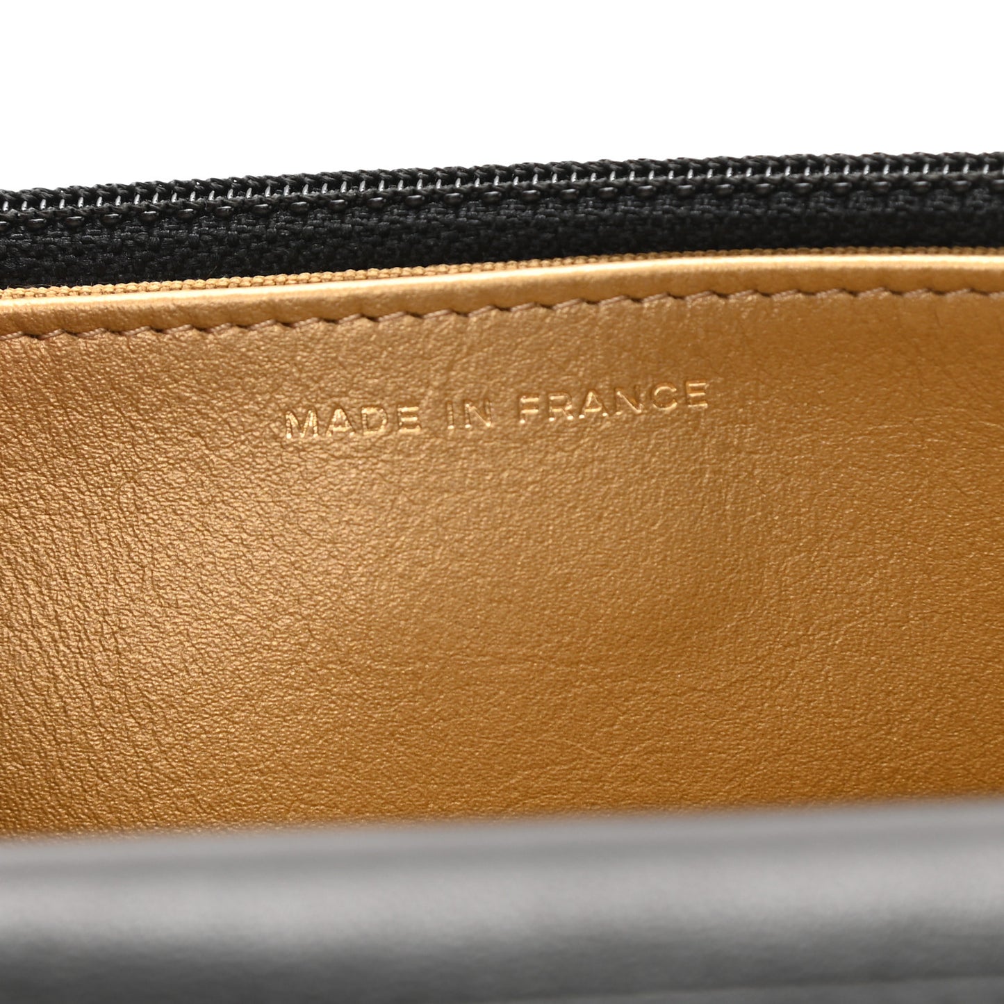 Lambskin Quilted CC Pearl Crush Wallet on Chain WOC Black