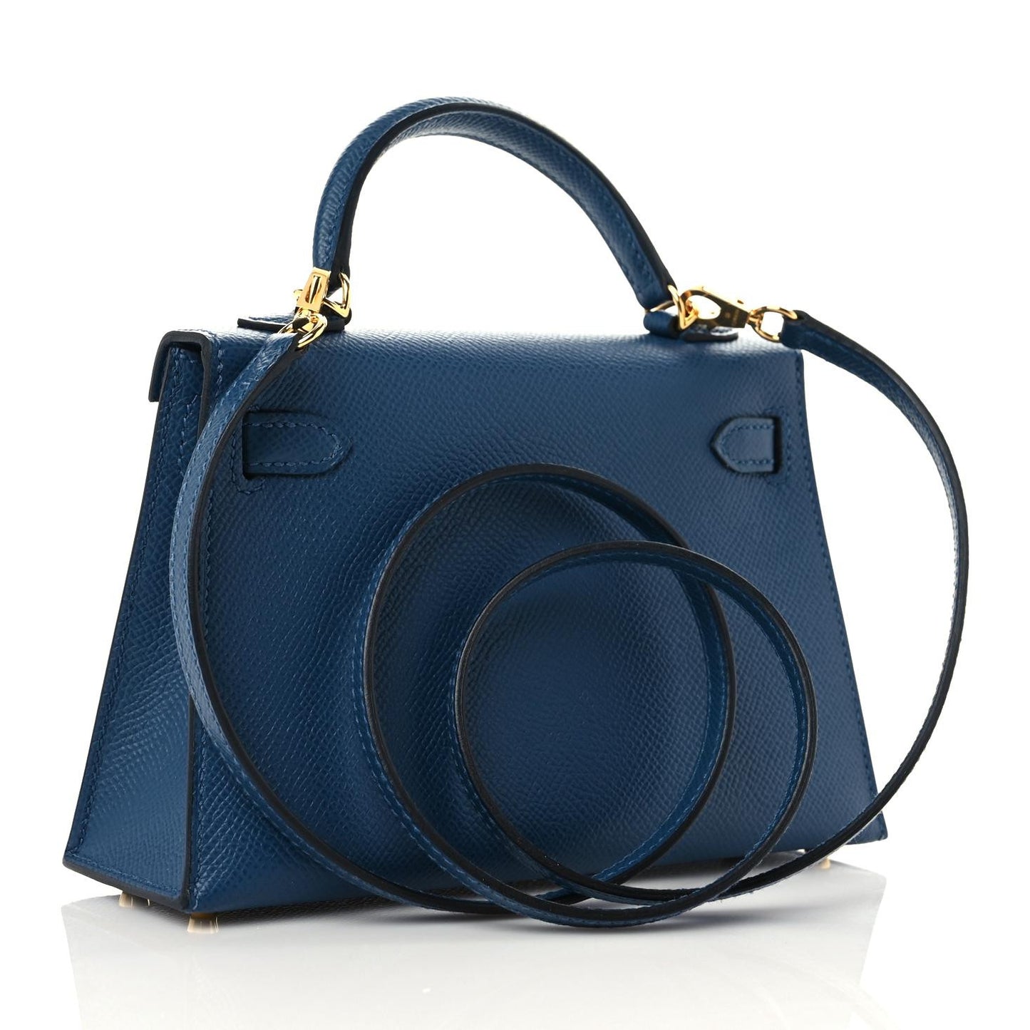 Epsom Mini Kelly Sellier 20 Deep Blue