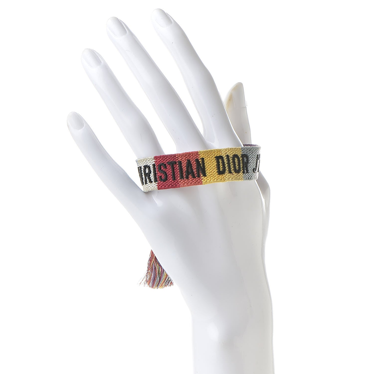 Christian Dior Woven Cotton J'Adior Friendship Bracelet 2 of 4