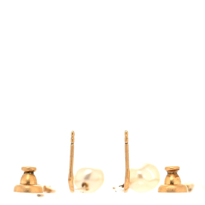 Christian Dior Pearl J'adior Dangle Earrings Gold 3 of 4