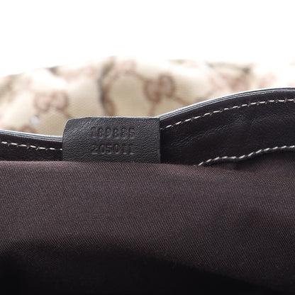Gucci Monogram Large D Gold Hobo Dark Brown 7 of 9