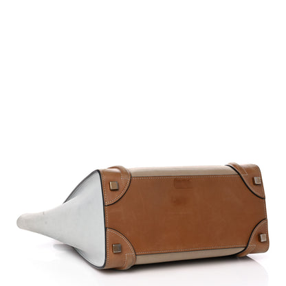Celine Smooth Calfskin Suede Micro Tri-Color Luggage Multicolor 3 of 13