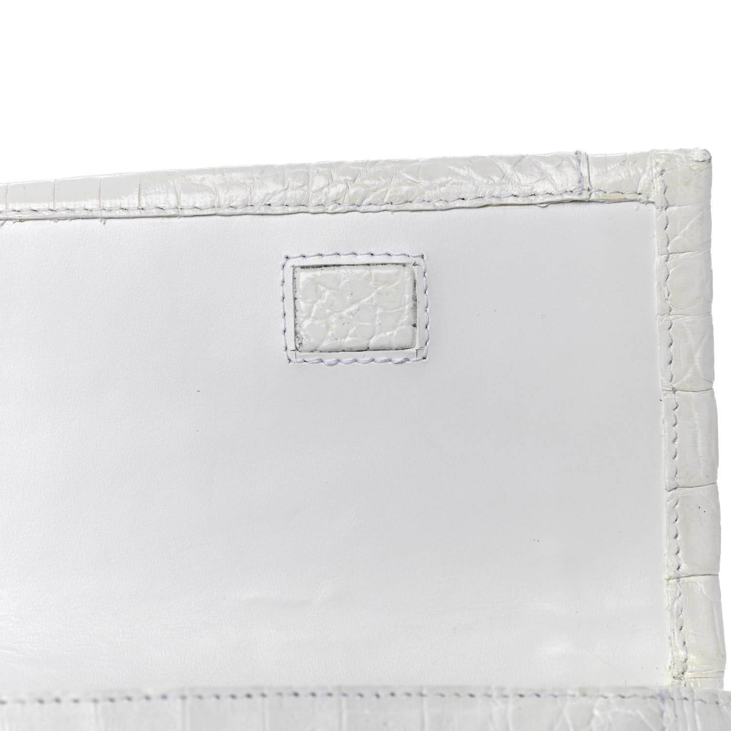 Nancy Gonzalez Crocodile Clutch White 16 of 18