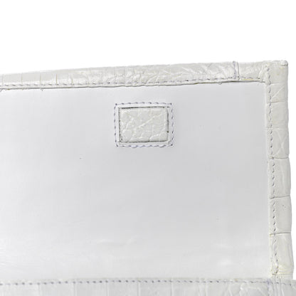 Nancy Gonzalez Crocodile Clutch White 16 of 18