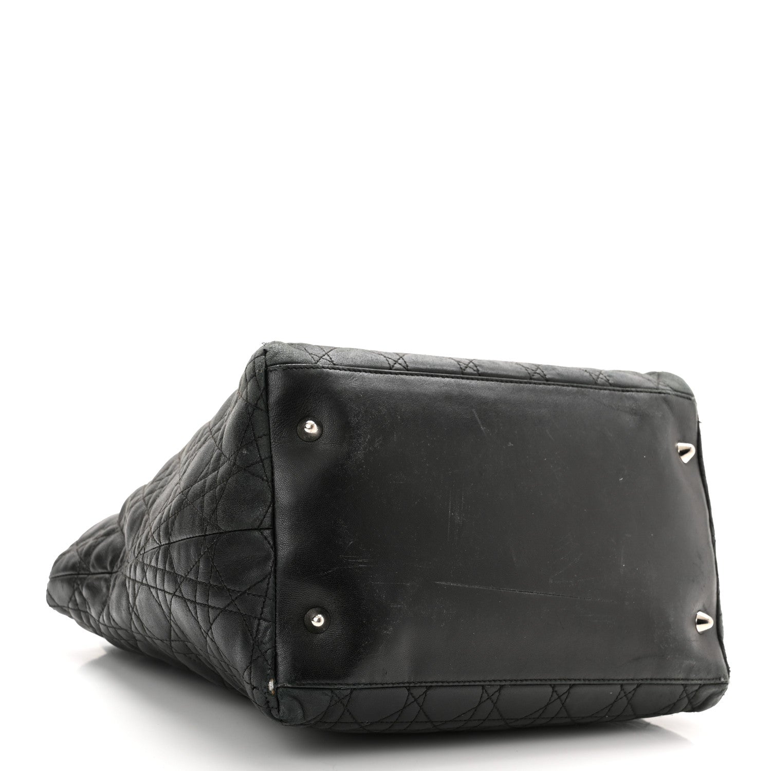 Christian Dior Lambskin Cannage Medium Soft Lady Dior Black 5 of 21