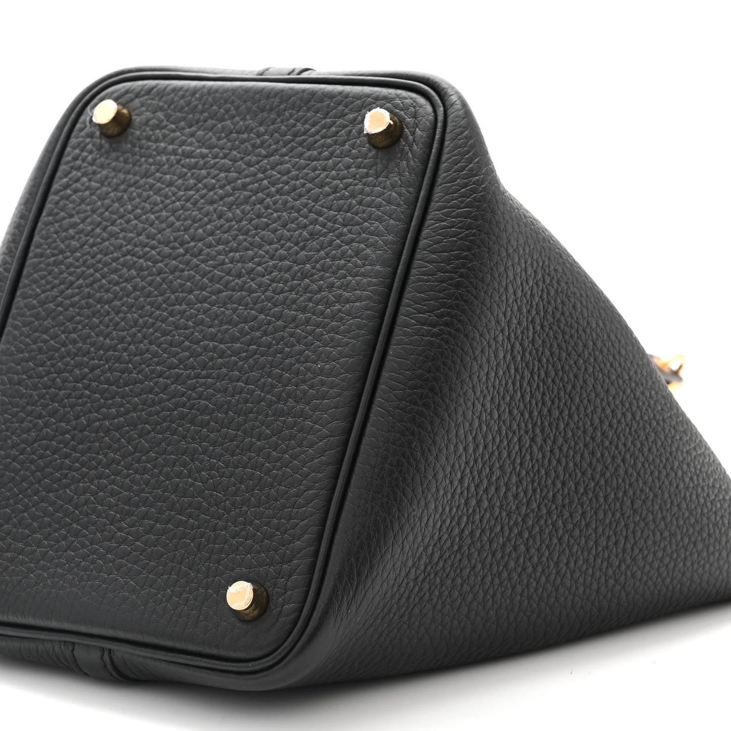 Taurillon Clemence Picotin Lock 18 PM Black