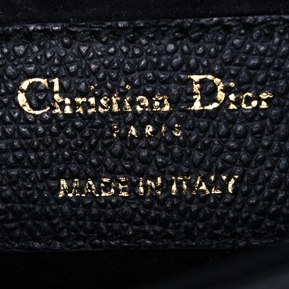 Christian Dior Grained Calfskin Mini Saddle Bag Black 5 of 10