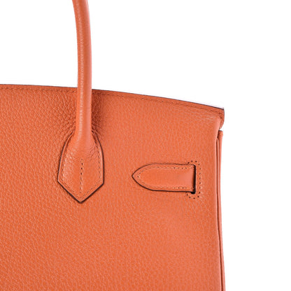 Hermes Togo Birkin 30 Orange 32 of 38