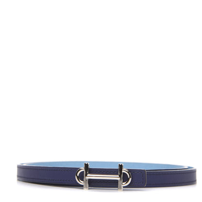 Hermes Swift Epsom 13mm Gamma Belt 85 Bleu Encre Bleu Du Nord 1 of 5