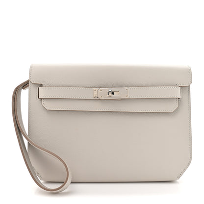 Hermes Evercolor Kelly Depeches 25 Pouch Beton 1 of 9