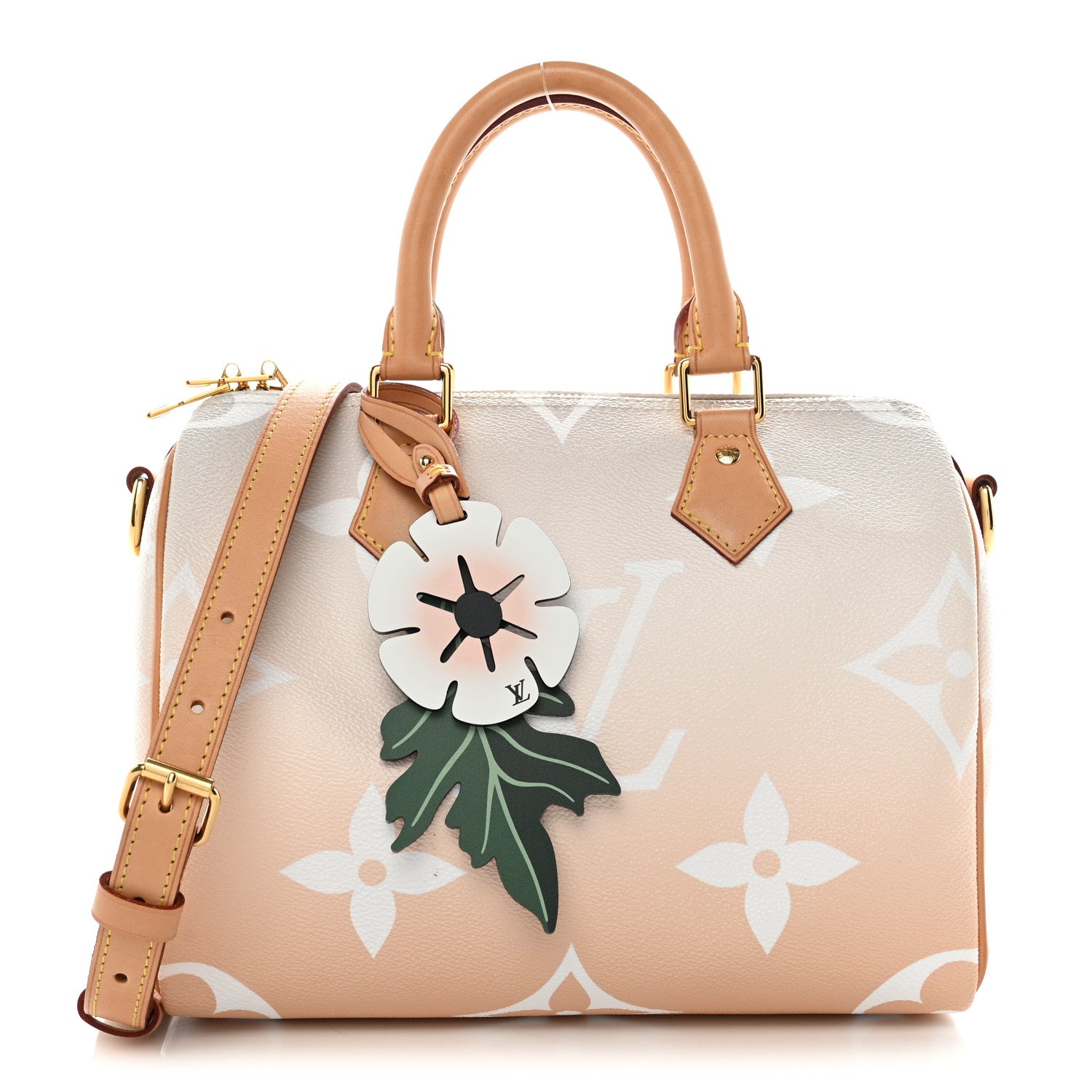 Louis Vuitton Monogram Giant By The Pool Speedy Bandouliere 25 Brume 1 of 10