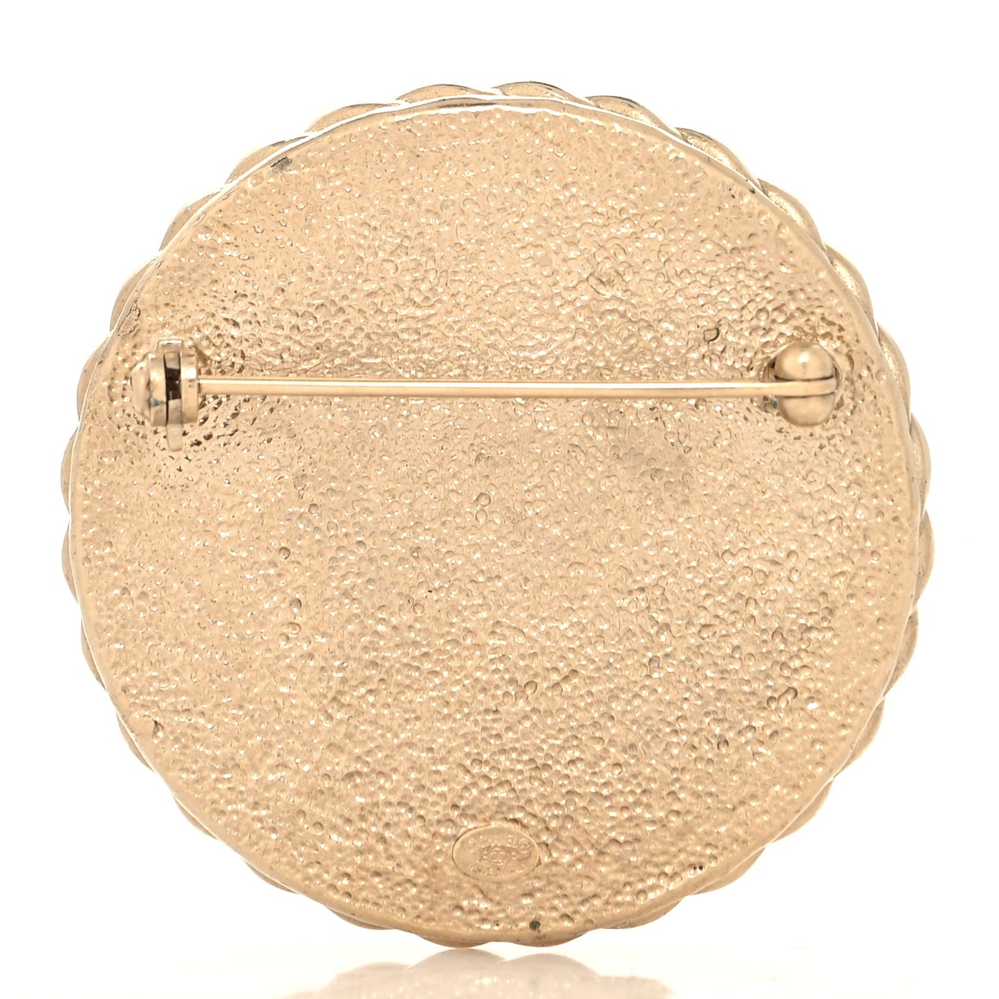 Enamel N°5 Brooch White Gold