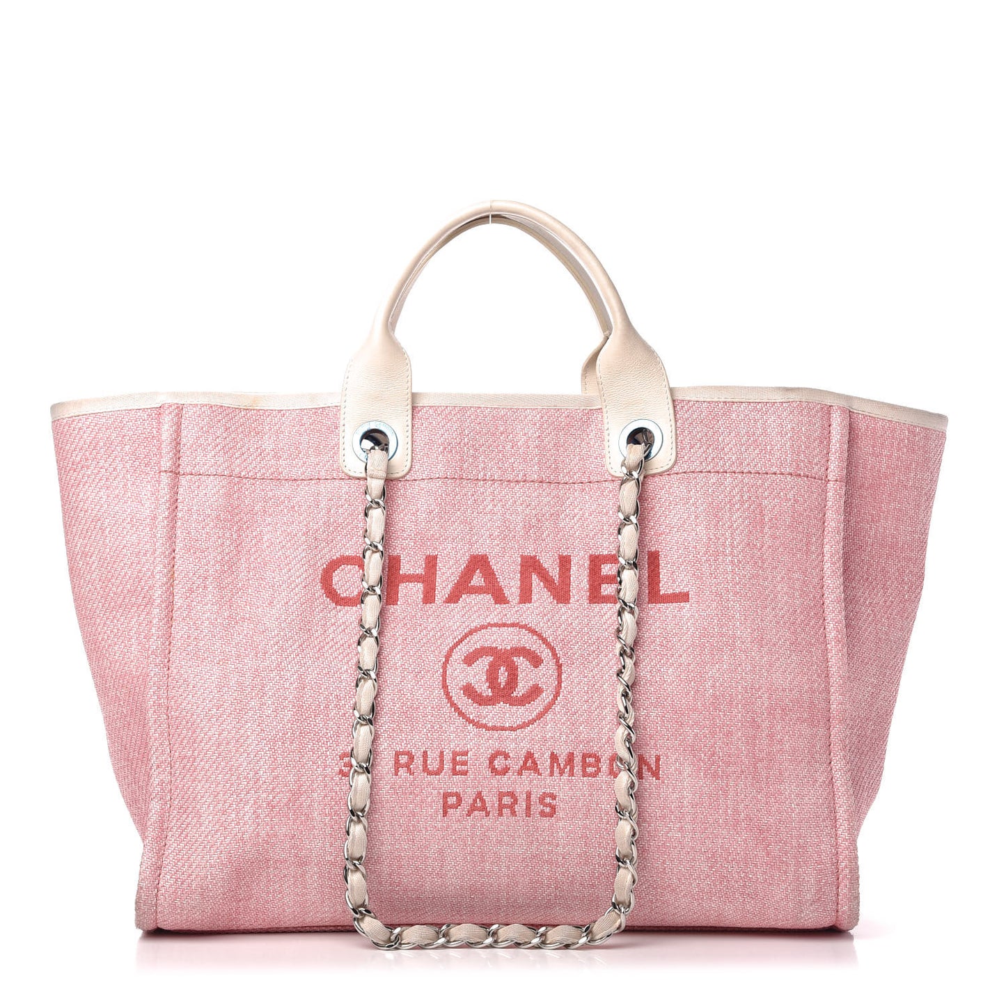 Canvas Medium Deauville Tote Pink