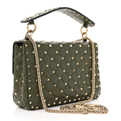 Valentino Garavani Nappa Medium Rockstud Spike Shoulder Bag Oasis 3 of 12